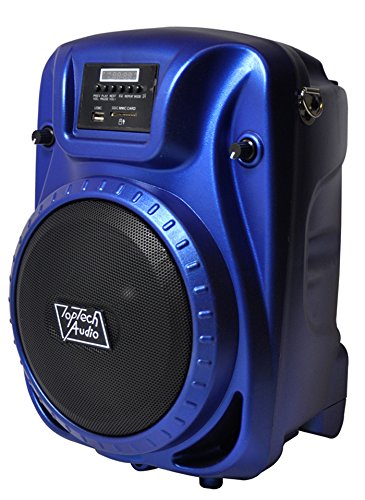 top tech audio portable rechargeable bluetooth speaker