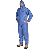 Pioneer Flame Spread Resistant SMS Disposable Coverall - Protects from Chemicals, Paint, Dust - Spunbound Melt-Blown Material