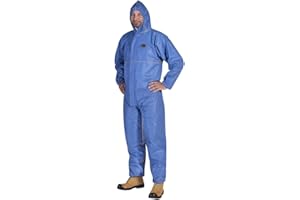 Pioneer Flame Spread Resistant SMS Disposable Coverall - Protects from Chemicals, Paint, Dust - Spunbound Melt-Blown Material