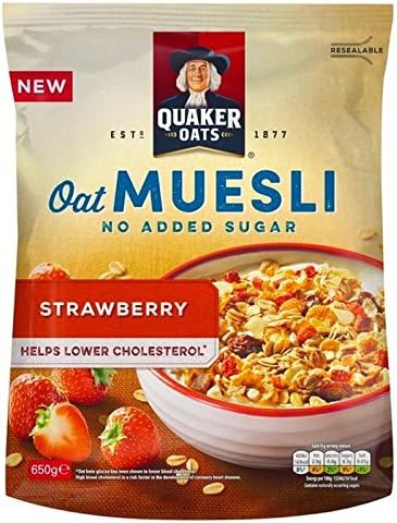 Quaker Strawberry Muesli 650g