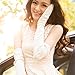 Nappaglo Women's Long Sunscreen Driving Gloves Touchscreen Cotton Outdoor for Summer UV Protection (Creamy-white (Non-touchscreen))