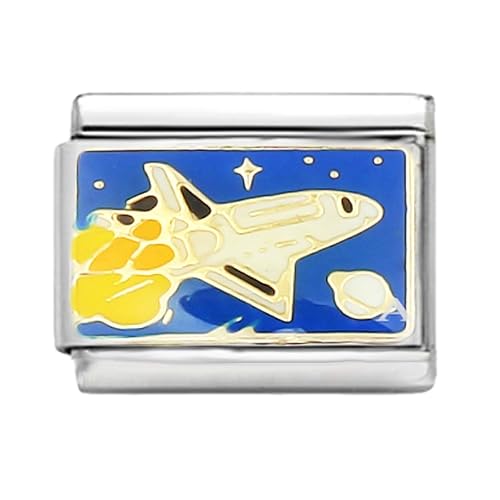 AKKi Italian Charms Armband Classic glieder Italy Charm,Silber Gold Edelstahl Links Kult modele Blume Tiere Herz für Basisarm