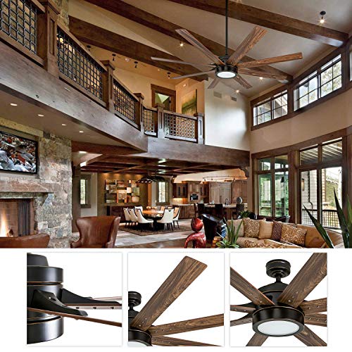 Honeywell Ceiling Fans 5060901 Xerxes Ceiling Fan, 62, Oil Rubbed