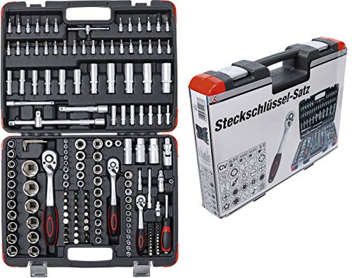 BGS Diy 2283 | Steckschlüssel-Satz | Antrieb 6,3 mm (1/4") / 10 mm (3/8") / 12,5 mm (1/2") | 172-tlg. 8