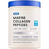 Cevitol Marine Collagen Peptides - Hydrolyzed Ultra-fine Collagen Powder for Women & Men, Hyaluronic Acid, Biotin, Vitamin C, for Skin, Hair, Nails, Joints, Non-GMO, Unflavored, Easily Dissolved, 16oz