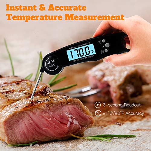 Meat Thermometer, WAVELANE Meat Thermometers for Cooking Grilling and