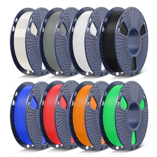 SUNLU PLA+ 3D Drucker Filament Bündel 1.75mm, 8 Farben Multicolor Set