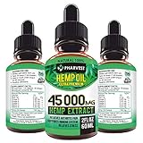 Pure Hemp Extract 45 000 MG for Pain Relief, Relaxation, Sleep and Mood Support, Natural, Organic, Vegan, Zero CBD
