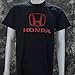 Honda Logo on a Black T Shirt