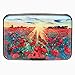 ELFISH RFID Blocking Credit Cards Holder Aluminum Wallet Metal ID Case for Men Women (sun flower)