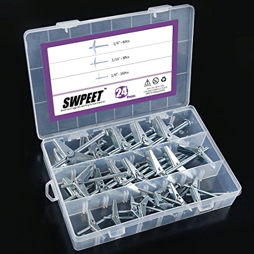 4 Swpeet+Assorted+Toggle+Hanging+Drywall