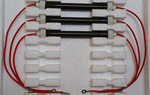 SET OF 3 OEM BULBS/HEATING ELEMENTS COMPLETE KIT for 900 Watt Heaters EdenPURE  500 XL GEN3 500 and more