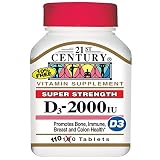 21st Century Vitamin D3 2000 iU Tablets 110 Count per Bottle (8 Pack)