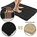 FRESHMINT Chenille Bath Rugs Extra Soft Fluffy and Absorbent Microfiber Shag Rug, Non-Slip Runner Carpet for Tub Bathroom Shower Mat, Machine-Washable Durable Thick Area Rugs (16.5