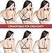 ZUKULIFE Women's Essentials Deep U Multi-Way Push Up Convertible Low Cut Plunge Bra