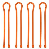 The Most Amazing Twist Ties For Organizing Your Gear (4-Pack of 18 Inch Ties - Extra Thick Diameter). Use For Organizing, Bundling, Securing Your Medium-To-Large Appliances – Jumper/Extension Cables, Power Tool Cords, Dog Leashes, Ropes, Hoses, Yoga Mat's, Etc. Keep’em Tangle Free & Organized. Use at Home, Office, Garage, Work With a Simple Wrap & Twist Motion. Must Have Item For Camping & Backpack Pack Pockets, Sports, Automobile & Boat Accessories With Bendable, Reusable Tie Downs. 100% Lifetime Satisfaction Guarantee!