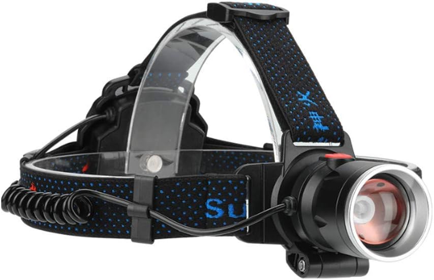Willlly Headlamp Headlamp Rechargeable Headlamps Led Chic Flashlight Supfire Hl08 Headlamp Zoom Lantern for Fenix ​​Sofirn Nicron Olight Lamp Lighting Sale Daily Use Product (Color : Colour-Size)