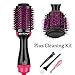 One Step Hair Dryer Volumizer - Hot Air Brush by BONTIME, 2-IN-1 Negative Ions Hair Dryer & Styler for All Hair Type, Get Salon Blowouts at Home,Black