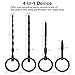 Utimi Urethral Sounds 4 Pcs Set Silicone Plug Beads Urethral with Different Size