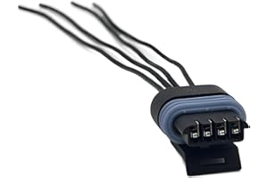 AUOSTMO Idle Air Control (IAC) Valve Connector Pigtail, OE 19257375/88862215, Fits GM Camaro/Firebird 93-02, Corvette 94-96, C/K 1500-3500 90-99, Tahoe/Suburban 95-02, Express/Savana 96-07, Buick Regal 90-04