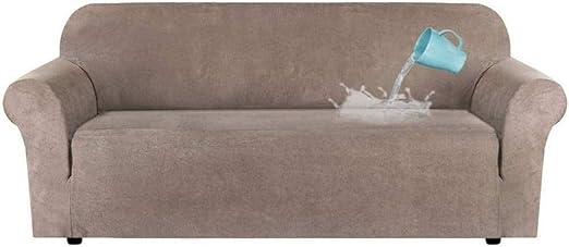 GAOFQ Universelle Plüschsofabezug aus Samt mit hoher Dehnung