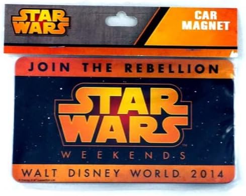 Walt Disney World 2014 Star Wars Weekends Join the Rebellion 7" x 4" Magnet