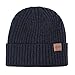 VICOVI Winter Knit Beanie Hats for Men and Women Warm Fleece Stretch Slouchy Skull Cap Navy …