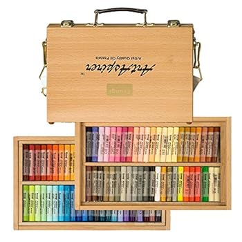 ArtAspirer Oil Pastels ArtAspirer Oil Pastels Wood Box Set