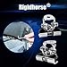 LED Light Bar Mounting Brackets, Rigidhrose 2pcs Universal Hood LED Work Light Bar Mount Bracket Clamp Holder for Jeep Truck Off Road Installed No Need Drilling