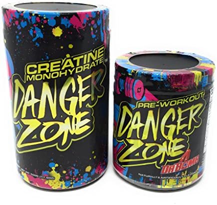 Athletic Elite 10 Danger Zone Pre Work Out Bundle with Creatine Monohydrate (DaBomb)