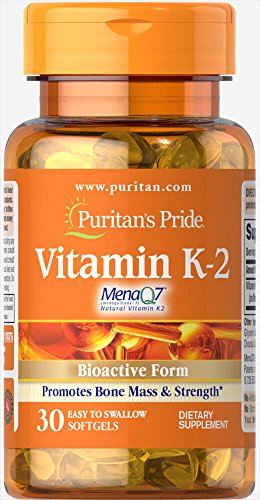 Puritan s pride vitamin k-2 (menaq7) 50 mcg-30 softgels
