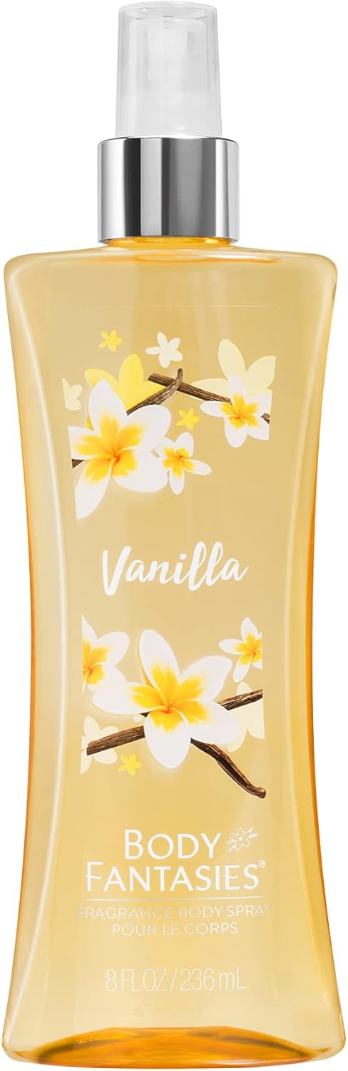 Body Fantasies Spray De Perfume Para El Cuerpo, Vanilla, 1 x 236 ml