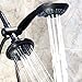6 Function Dual Shower Head Combo - High Pressure, Adjustable Handheld & Fixed Showerheads With Hose & Diverter And Double Removable Rainfall Spray Heads - Oil-Rubbed Bronze