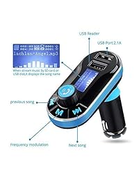 perbeat BT66 Wireless Bluetooth Transmisor FM Manos libres Car Kit Adaptador de radio mp3 Player Cargador Dual USB de coche soporte tarjeta micro SD USB Flash Disk Para Smart Phone, Iphone, Ipad, etc