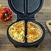 Dual Omelette Maker Electric - Easy Clean Non-Stick Cooking Plate - Makes Healthy Omelettes, Scrambled & Fried Eggs…