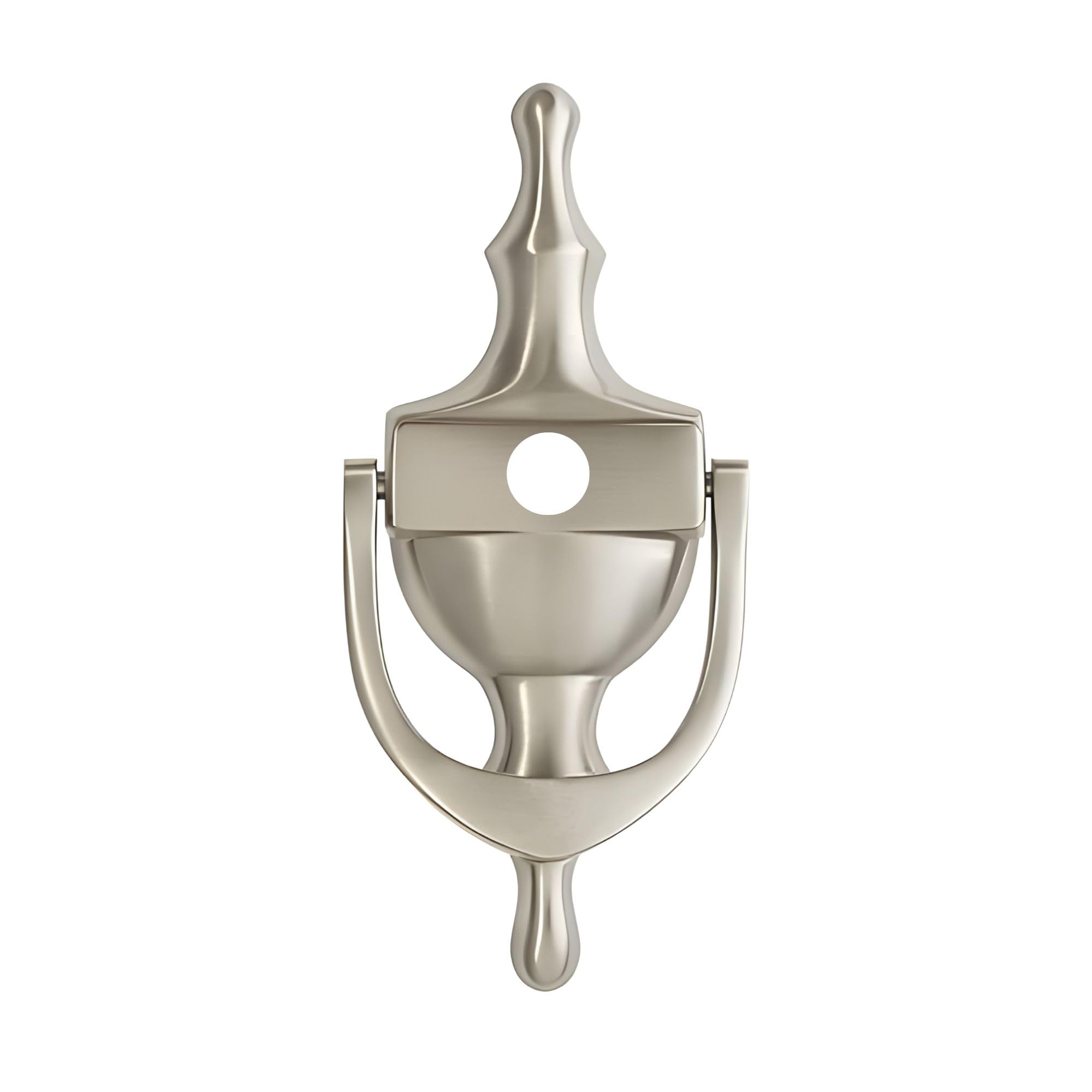 UAP Victorian Urn 6 Inch Stainless Steel Traditional Door Knocker for Front Door Hardware with Bolt Through Fixings in Annodised Silver Finish