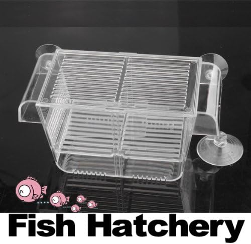 Ace Seller Aquarium Fish Tank Clear Plastic Breeding Fish Spawn Hatchery Isolation Box