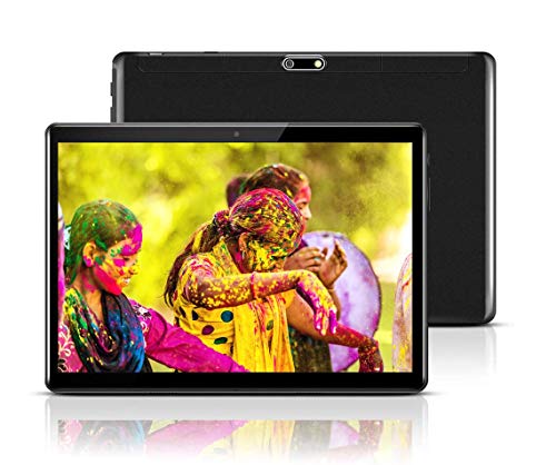 Android Tablet 10 Inch with Sim Card Slots – 10.1″ 4GB RAM 64GB ROM Octa Core 3G Unlocked GSM Phone Tablet PC with WiFi Bluetooth GPS Netflix YouTube (Black)
