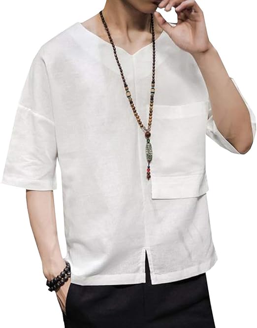Amazon Zhongjue ジュージェン Tシャツ メンズ 麻 カットソー 無地 カジュアル リネンシャツ 夏 大きいサイズ 綿 麻 トップス ストリート系 白シャツ Tシャツ カットソー 通販 Amazon Zhongjue ジュージェン Tシャツ メンズ 麻 カットソー 無地 カジュアル リネンシャツ 夏 大きいサイズ 綿 麻 トップス ストリート系 白シャツ Tシャツ カットソー 通販
