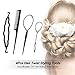 4Pcs Hair Twist Styling Clip Stick Pin Bun Braid Maker Hair Accessories Kit DIY Hair Style Tool