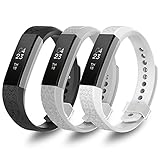 GreenInsync Fitbit Alta Bands, Fitbit Alta Accessory Replacement Band Small for Fitbit Alta/Fitbit Alta HR/Fitbit Ace Wristbands Available in 18 Colors with Metal Clasp and Ultrathin Fastener (3pack)