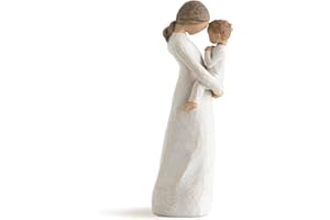 Willow Tree Tenderness, Treasuring a Quiet Tender Moment of Motherhood, Gift to Celebrate New Beginnings, Families, and Loving Relationships Between Parent and Child, Sculpted Hand-Painted Figure