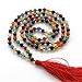 6mm 108 Multiple Color Agate Beads Knotted Tibetan Buddhist Prayer Japa Mala for Meditation
