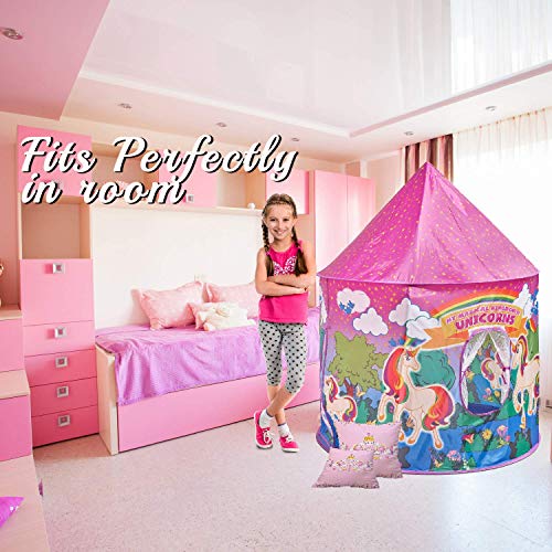 unicorn pop up tent