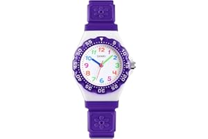 CakCity Kids Watch Waterproof Cute Cartoon Analog Girls Boys Wrist Watch for Little Child Time Teacher for Children 3-10 Year