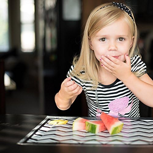 Disposable Children Placemats protect baby, toddler and kids from germs on table tops. Abielle helps you clean up fast with its eco friendly, BPA free, recyclable placemats that stick to tables.