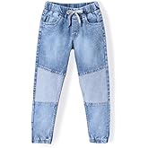 chopper club Boys Denim Jeans in Stretchable Cotton 3x1 Fabric in Slim Fit and Round Elastic with Patch
