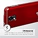 Galaxy S5 Case, [Ultra Slim] GOOSPERY Color Pearl Jelly Case [Pearl Glitter] Shock Absorption Premium TPU Case Cover [Anti-Yellowing / Discoloring Finish] for Samsung Galaxy S5 - Red