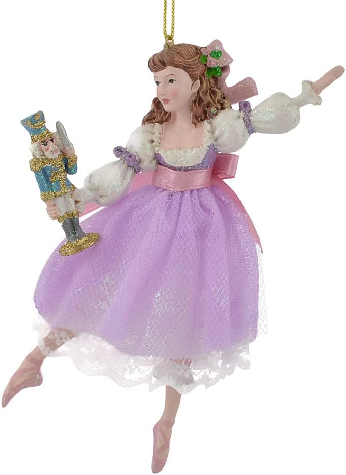 Nutcrackers - Kurt S. Adler Nutcracker Suite Clara Christmas Tree Ornament 6 Inch C7654C New