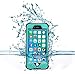 ImpactStrong Compatible with iPhone 6 Plus / 6s Plus Waterproof Case [Fingerprint ID Compatible] Slim Full Body Protection - Ocean Blue